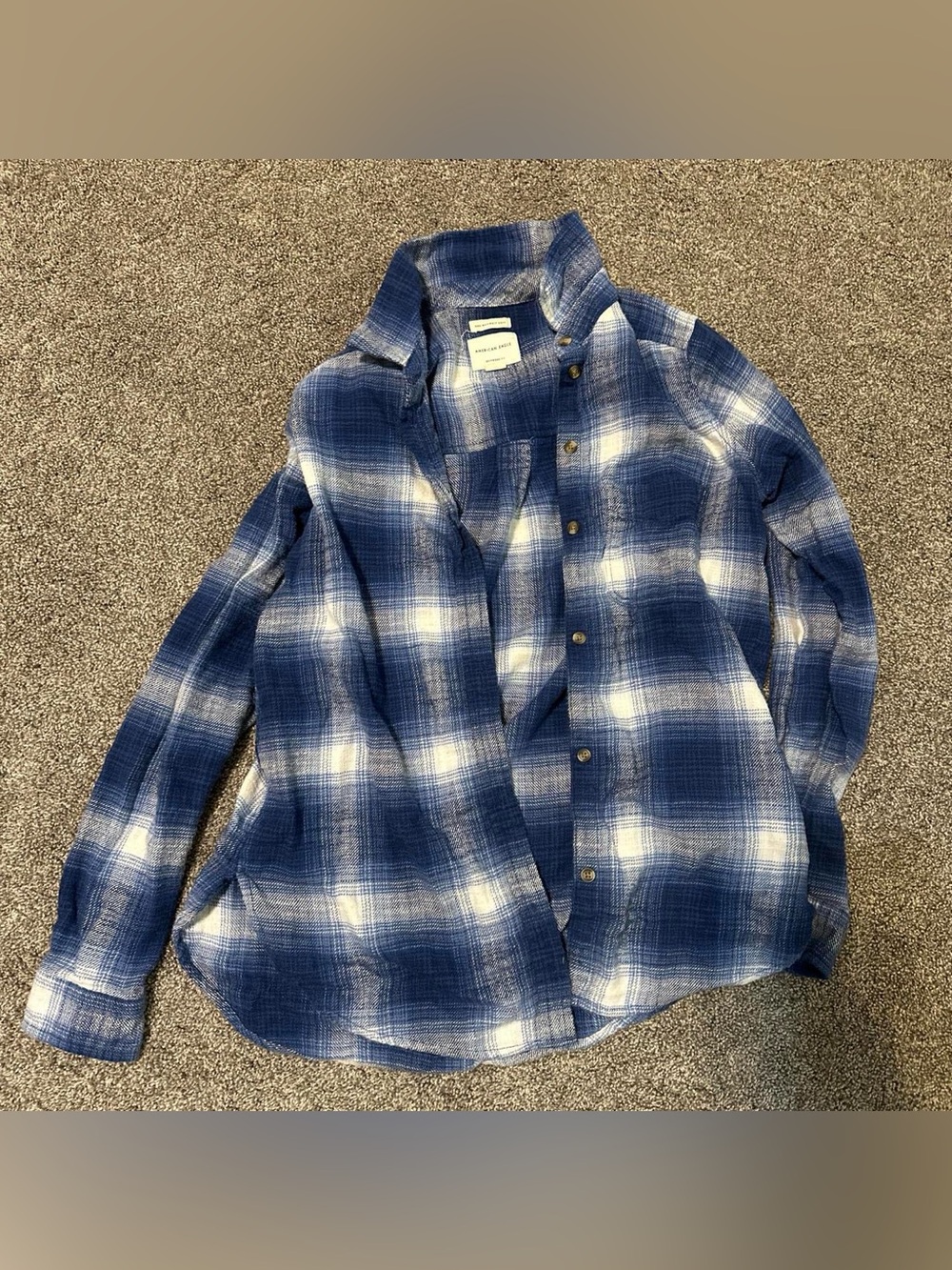 Blue Plaid Flannel